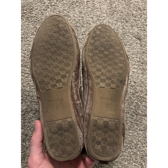 Birdies Brown Moonstone Crushed Velvet The Starling Loafer Flats Women's Size 6 - Picture 6 of 8